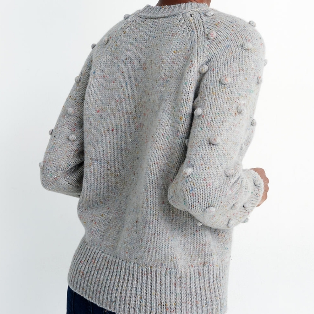 NWT MADEWELL POM SLEEVES PULLOVER - Picture 4 of 6